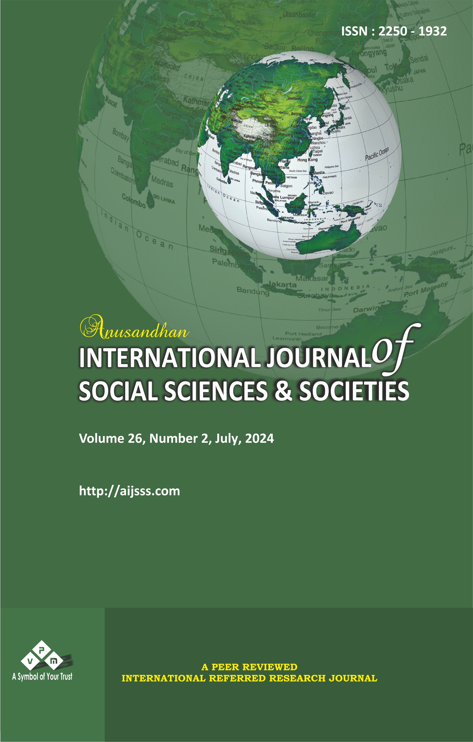 Anusandhan : International Journal of Social Sciences & Societies (AIJSSS) cover