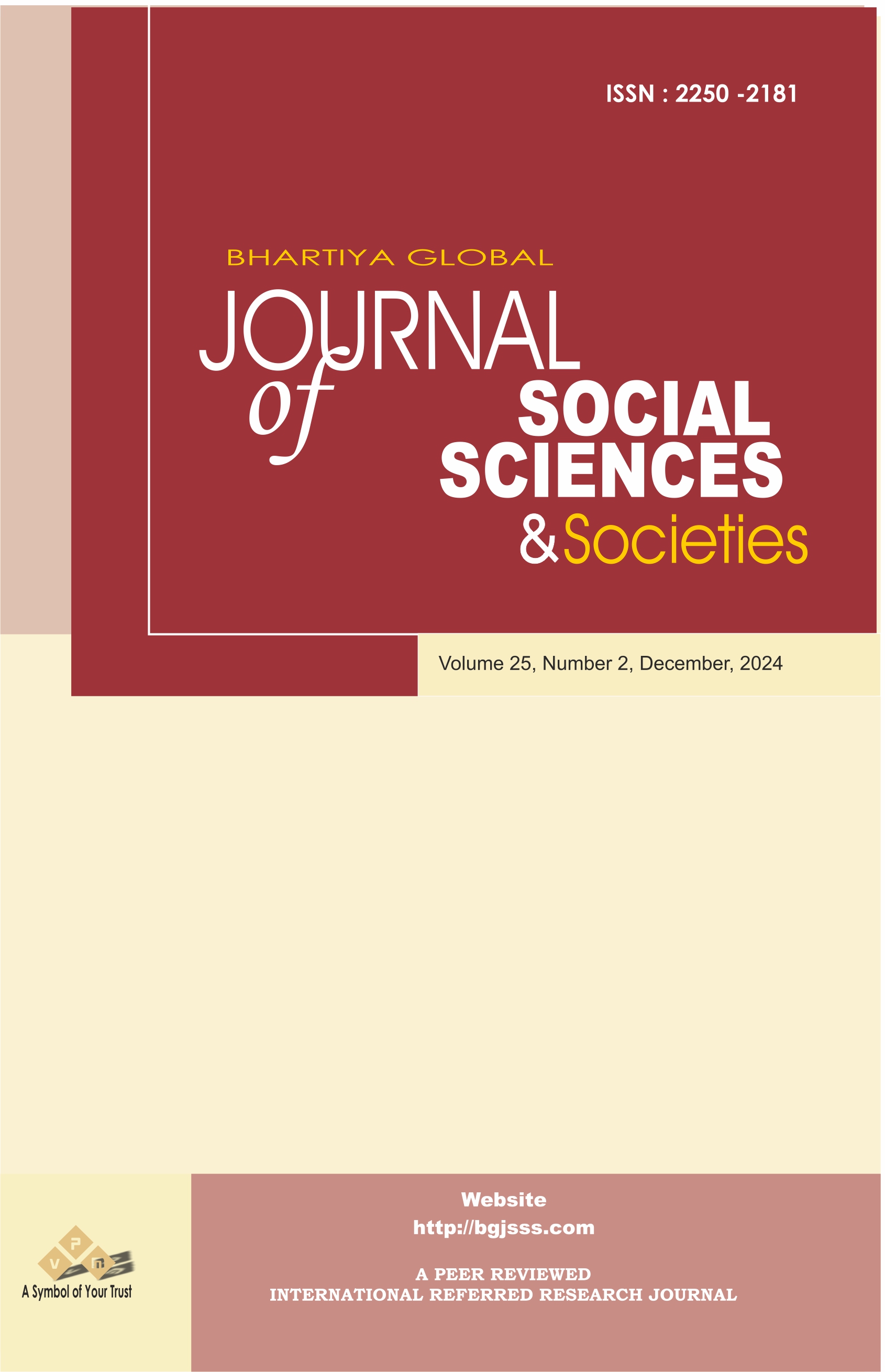Bhartiya Global Journal of Social Sciences & Societies (BGJSSS) cover